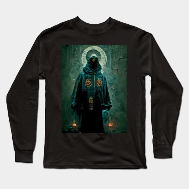 Eldritch Cult Member Long Sleeve T-Shirt by BarrySullivan